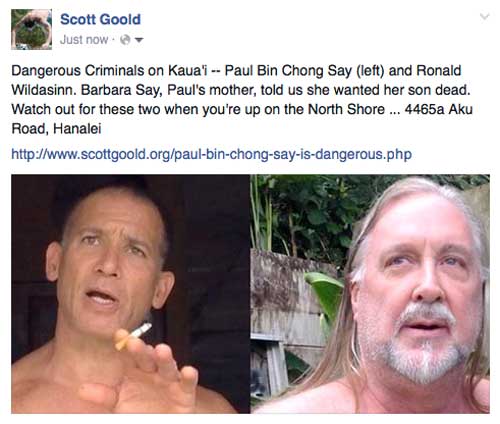 Paul Bin Chong Say and Ronald Wildasinn -- partners in crime