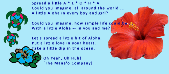 Spread Aloha ... Mana'o Company