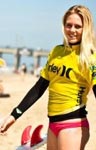 Laura Enever at Huntington Beach