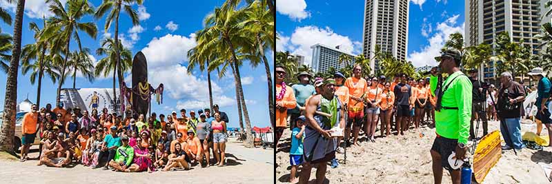 Traditional pule and Hawaiian observation