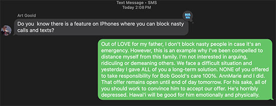 Blocking is immature